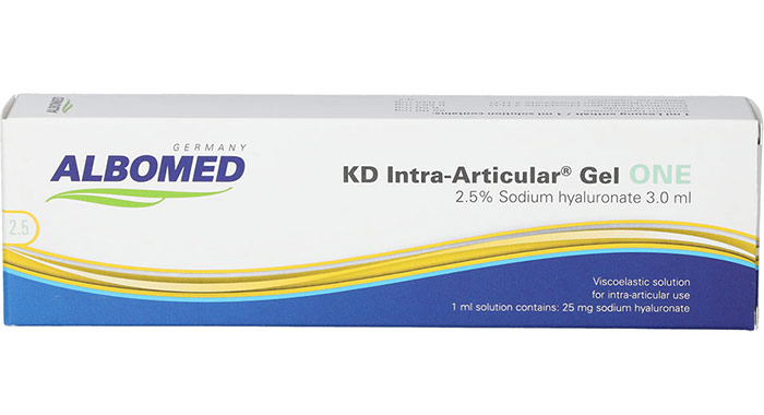 Frontansicht Albomed One Verpackung