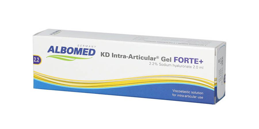 Seitenansicht Albomed Forte Verpackung