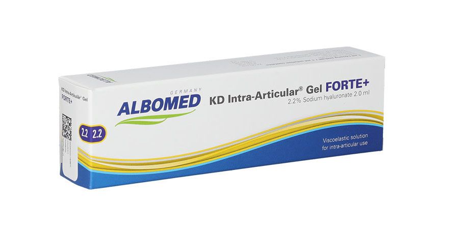 Seitenansicht Albomed Forte Verpackung