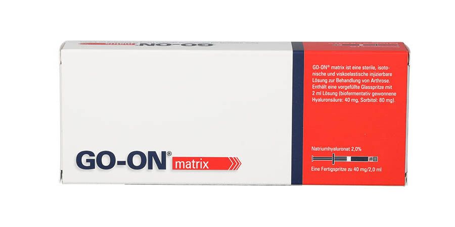 Frontansicht Go-On Matrix Verpackung