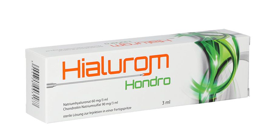 Seitenansicht Hialurom Hondro Verpackung