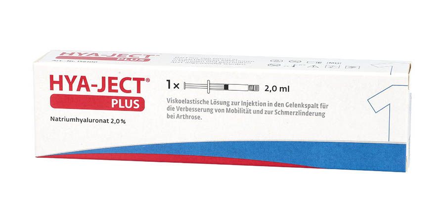 Seitenansicht Hya-Ject Plus Verpackung