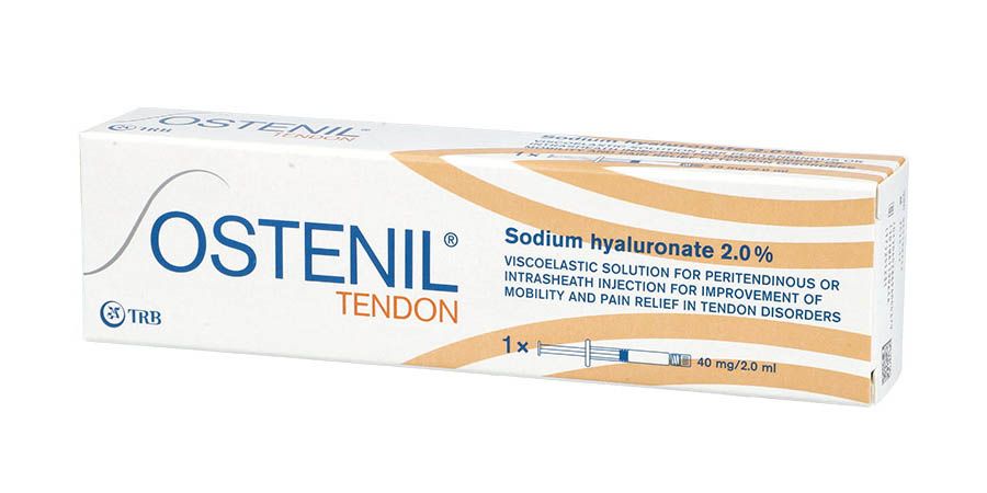 Seitenansicht Ostenil Tendon Verpackung