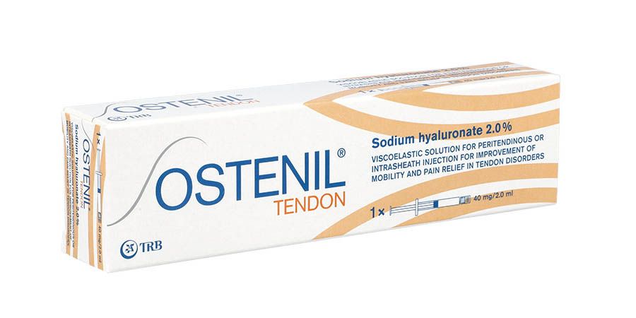 Seitenansicht Ostenil Tendon Verpackung