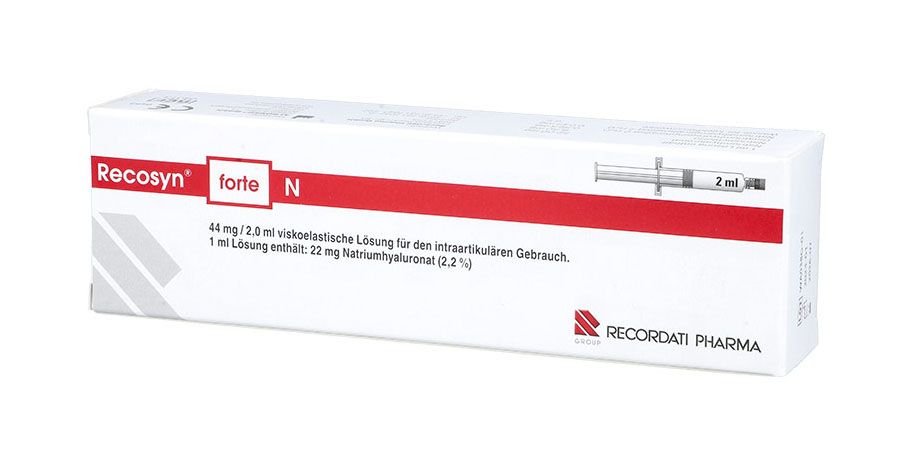 Seitenansicht Recosyn Forte N Verpackung