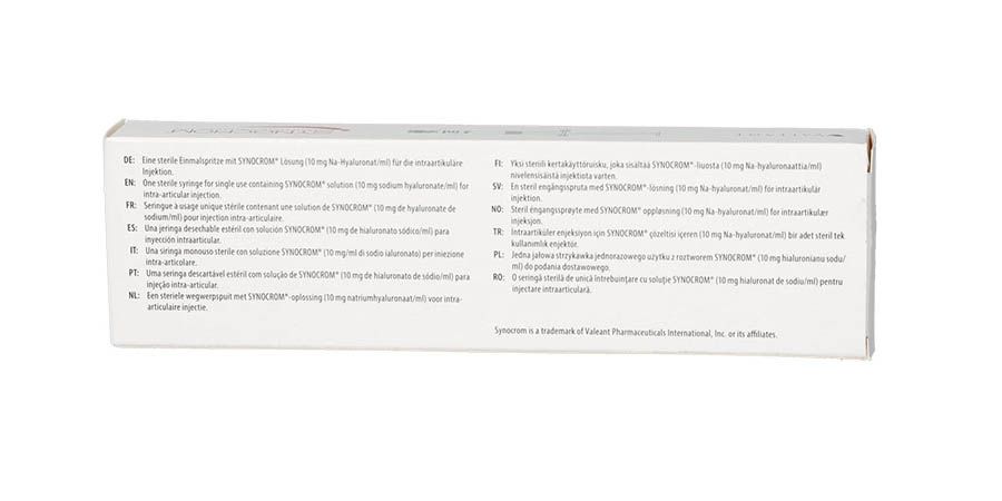 Rückseite Synocrom Verpackung