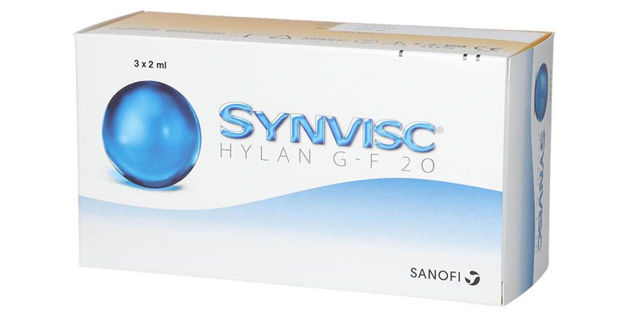 Seitenansicht Synvisc Verpackung